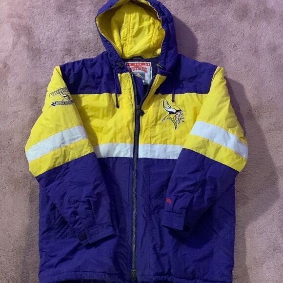 Vintage‎ Nutmeg Minnesota Vikings Puffer Jacket - Picture 1 of 7